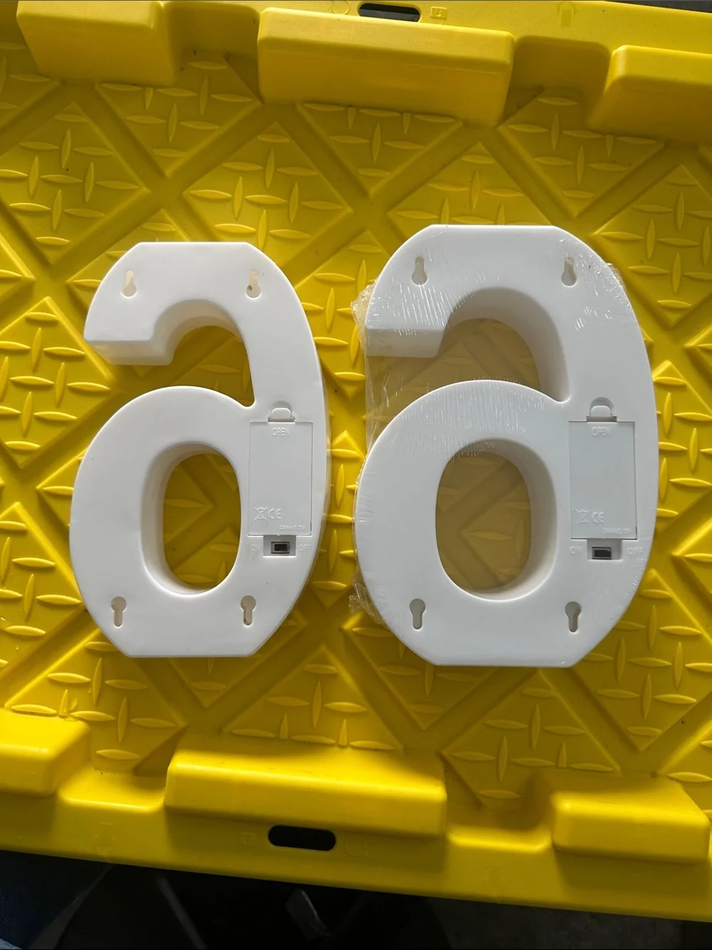 White LED Marquee Number 6 six or number 9 nine